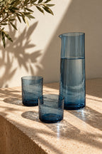 De Azure Hammered Low Tumbler - Blauw — Bazar Bizar, foto 4