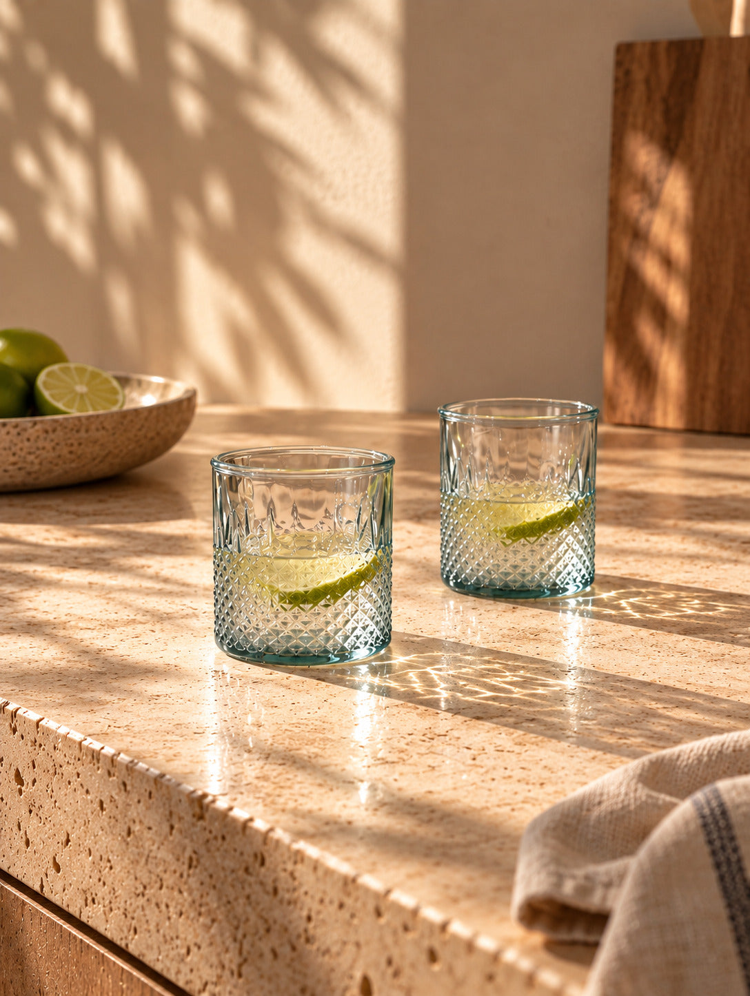 Het Zuanshí-glas - Blauw - S — Bazar Bizar, foto 2