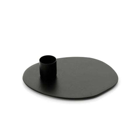 De Glowpad Kaarsenhouder - Zwart - S - Bazar Bizar