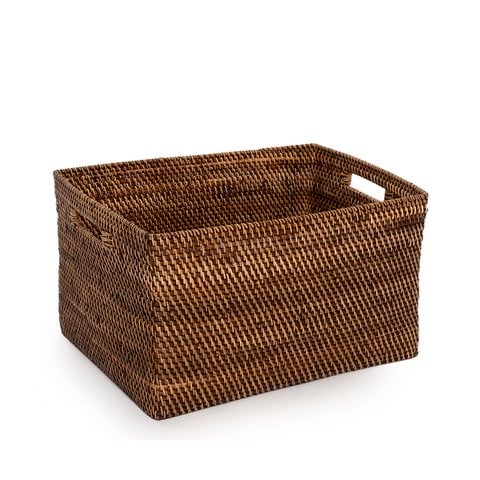 De Koloniale Tijdschriftenmand - Naturel Bruin - XL - Bazar Bizar