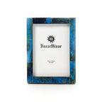 Het Azure Patchwork-frame - Turkoois - 13x18 - Bazar Bizar