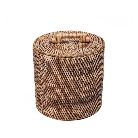 De Rotan Bin Laag - Naturel Bruin - Bazar Bizar
