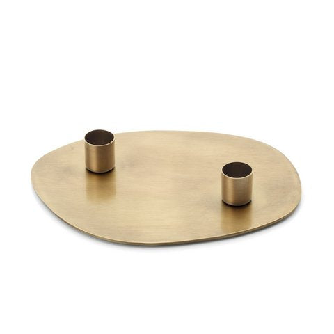 De Glowpad Kaarsenhouder - Goud - M - Bazar Bizar
