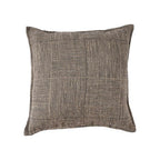 The Bloc Party Kussenhoes - Zwart Naturel - 50x50 - Bazar Bizar