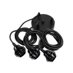 Fitting lampen plafond - Zwart - 3 fittingen - Bazar Bizar