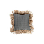 De Katoenen Bonita Kussenhoes - Natuurlijk Zwart - 40x40 - Bazar Bizar