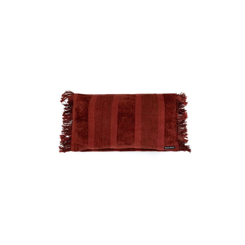 The Oh My Gee Kussenhoes - Bordeaux Fluweel - 30x50 - Bazar Bizar