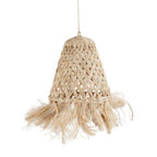 De Abaca Jelly Fish-hanger - Naturel - S - Bazar Bizar