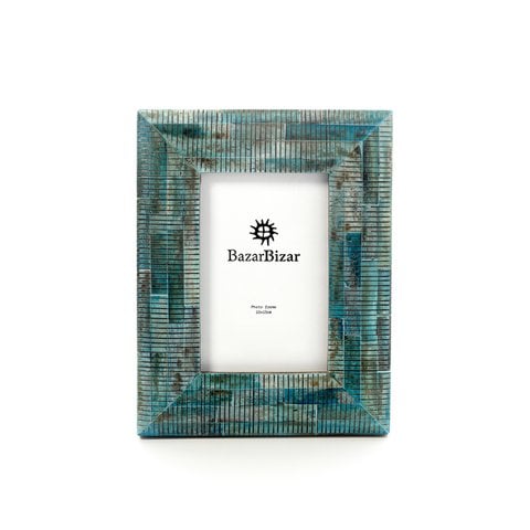 Het Ocean Ripple Frame - Turkoois - 10x15 - Bazar Bizar