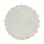 De Macrame Huwelijksplacemat - Wit - Bazar Bizar