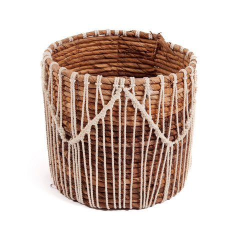 De Macra-doolhofmand - Natuurlijk wit - L - Bazar Bizar