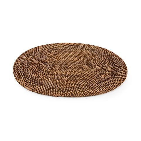 De koloniale ovale placemat - naturel bruin - Bazar Bizar