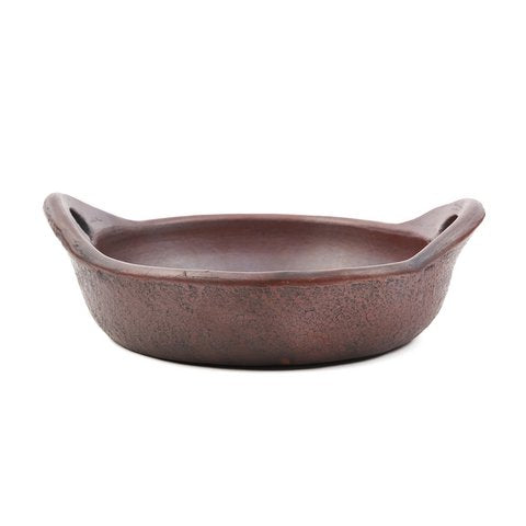 Het etnische diepe bord - Terracotta - Bazar Bizar