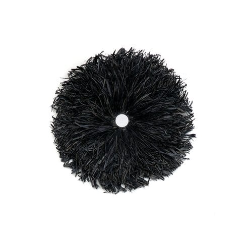 The Raffia Juju - Zwart - Bazar Bizar