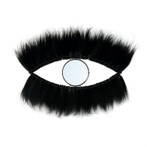 De Black Eye-spiegel - Zwart - Bazar Bizar