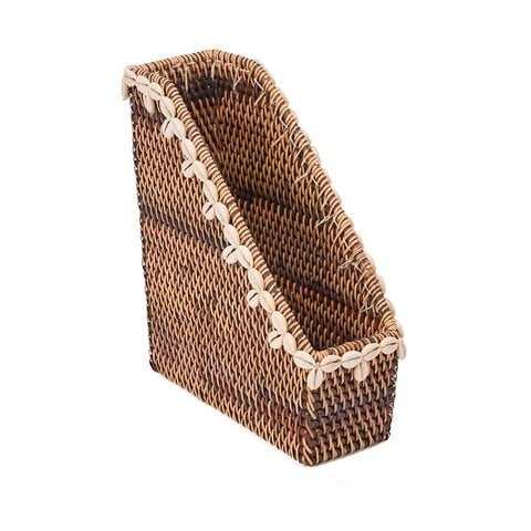 De Shell Edge Organizer - Natuurlijk Bruin - Bazar Bizar