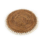 The Colonial Shell Placemat - Natuurlijk bruin - Bazar Bizar