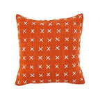 De Zillion Kiss kussenhoes - Terracotta wit - Bazar Bizar