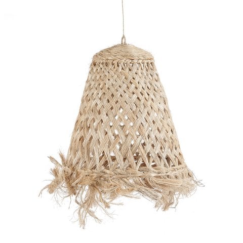 De Abaca Jelly Fish-hanger - Naturel - M - Bazar Bizar