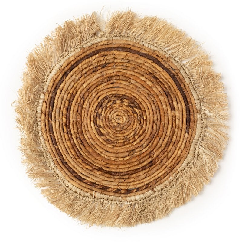 De Banaan Raffia Placemat - Naturel - Bazar Bizar
