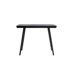 De Herringbone Hoge Tafel - Zwart - 140 cm - Bazar Bizar