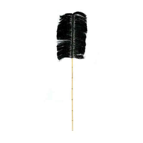 De Raffia Palmeira - Zwart - Bazar Bizar