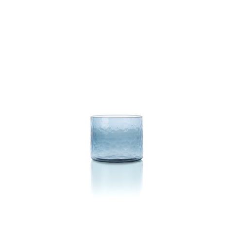 De Azure Hammered Low Tumbler - Blauw - Bazar Bizar