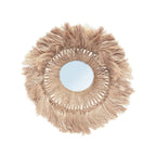 De Abaca Solomon Spiegel - Naturel - Bazar Bizar