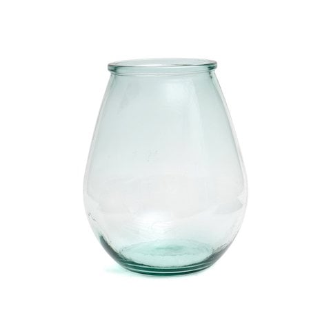 de Q IE uit vaas - blauw - l - Bazar Bizar