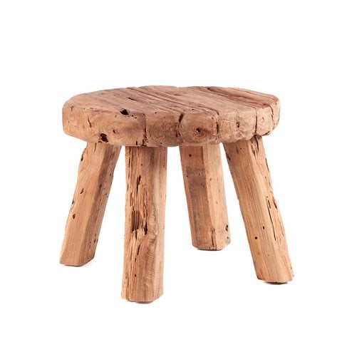 De Marabunta rustieke bijzettafel - naturel - Bazar Bizar