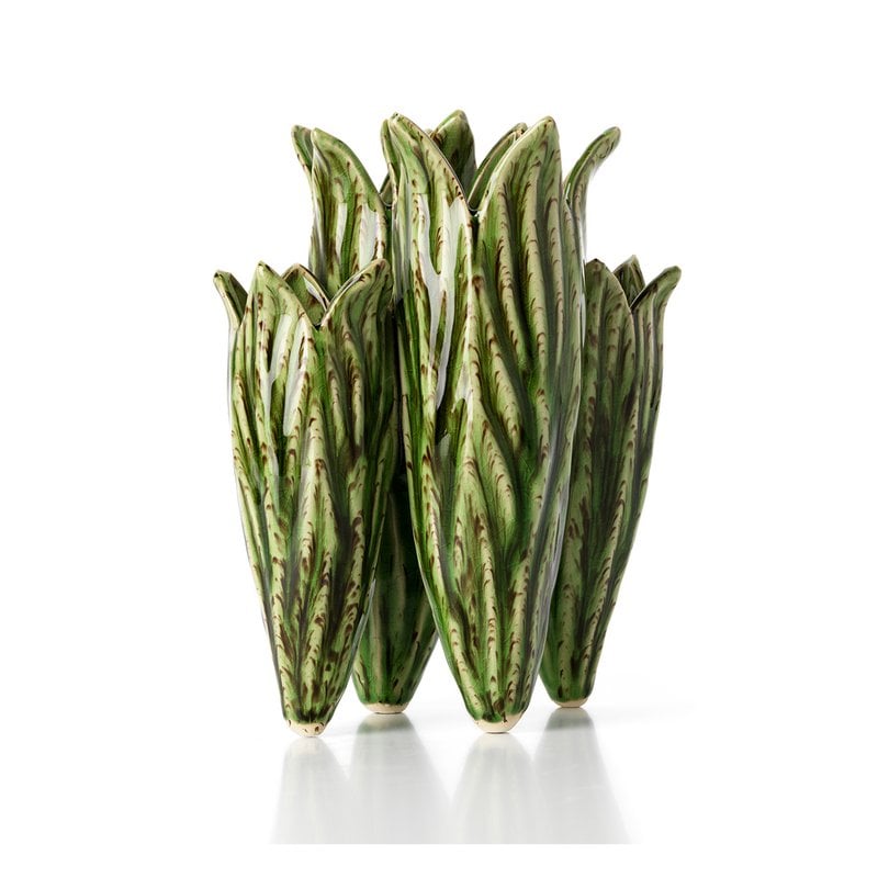 De Tulpenbladvaas - Bosgroen - Bazar Bizar