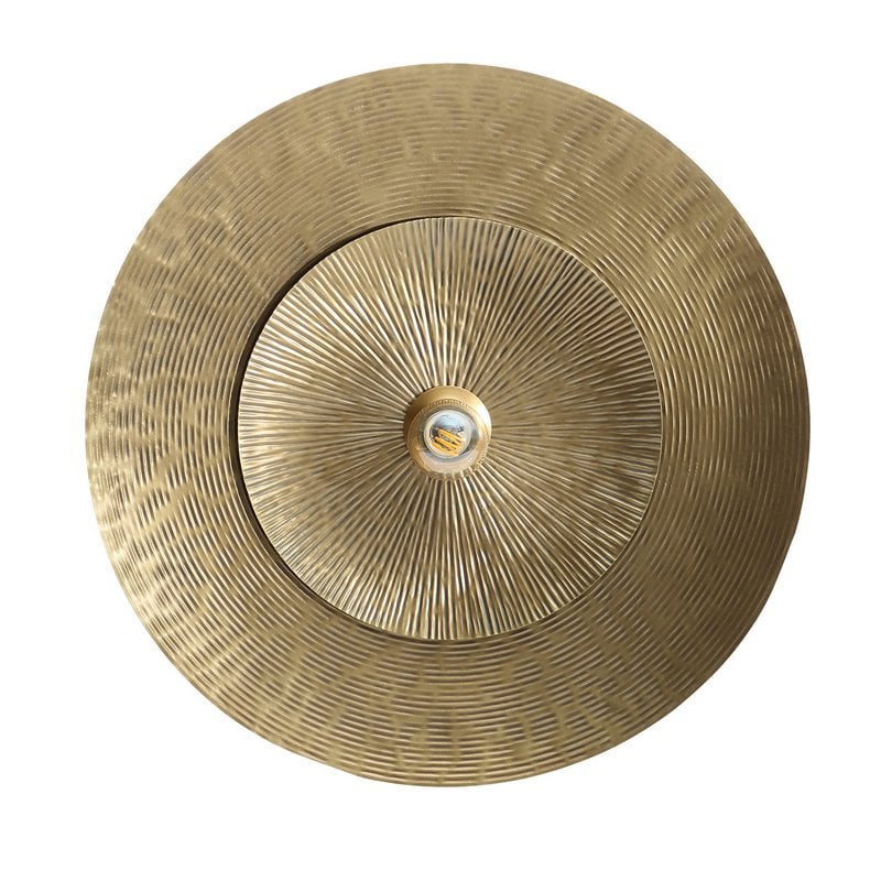 De Dubbele Volle Maan Wandlamp - Messing - M - Bazar Bizar