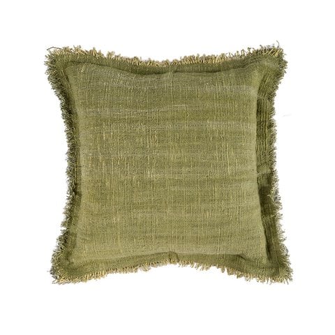 De Jungle Fringe Kussenhoes - Groen - Bazar Bizar