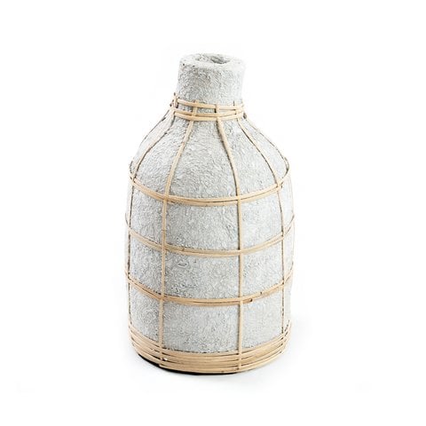 De Whoopy Vaas - Beton Naturel - L - Bazar Bizar