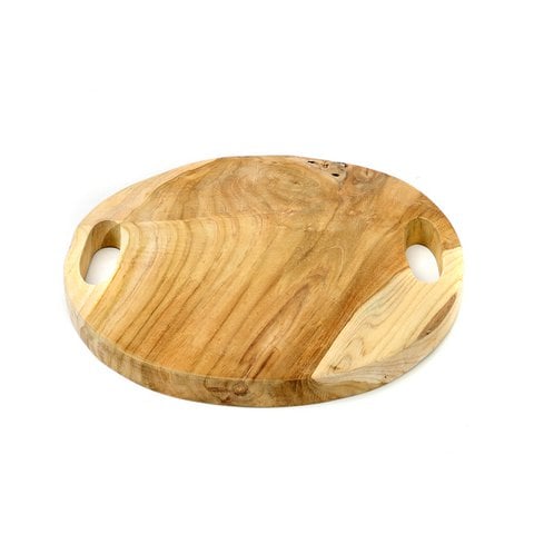The teak Root Tray - Naturel - M - Bazar Bizar