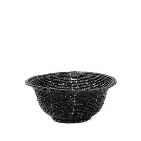 The Beaded Bowl Low - Zwart - S - Bazar Bizar