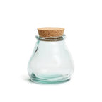 De Buik Glazen Pot - Blauw - M - Bazar Bizar