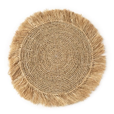 De Zeegras Raffia Placemat - Naturel - Bazar Bizar
