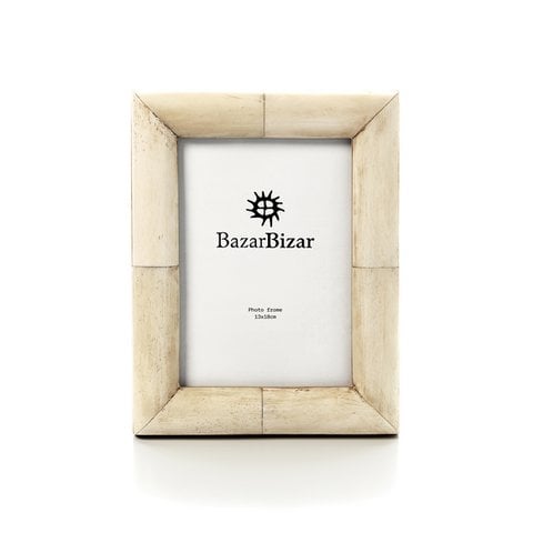 Het Wabi Bone Frame - Crème - 13x18 - Bazar Bizar