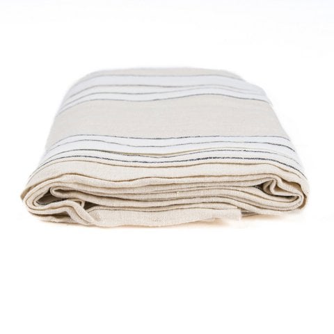 Het Provence Tafelkleed - Naturel Zwart Wit - 150x250 - Bazar Bizar