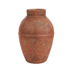 De Amphora Rustica Vaas - Terracotta - L - Bazar Bizar