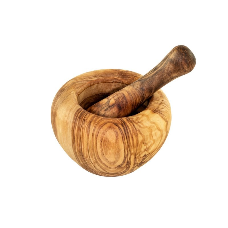 Houten stamper en vijzel - Bazar Bizar