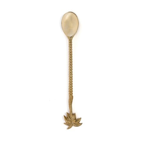 De Palmboom Lange Lepel - Goud - Bazar Bizar