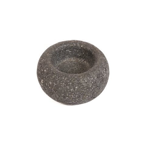 De Lava Stone Bowl - Black - XS - Bazar Bizar