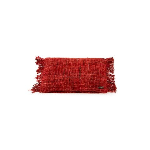 The Oh My Gee Kussenhoes - Kersenrood - 30x50 - Bazar Bizar