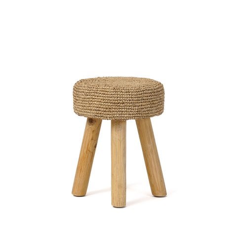 De Raffia Kruk - Natuurlijk - Bazar Bizar