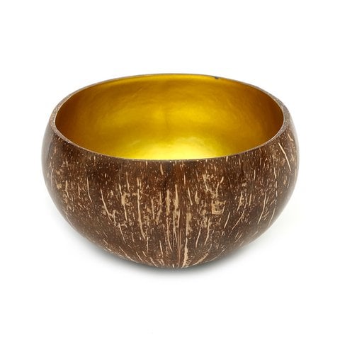 The Coco Food Bowl - Natural Gold - Bazar Bizar