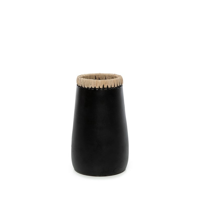 The Sneaky Vase - Zwart Naturel - S - Bazar Bizar