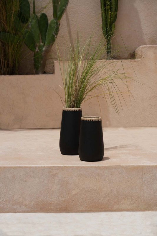 The Sneaky Vase - Zwart Naturel - S - Bazar Bizar, foto 5