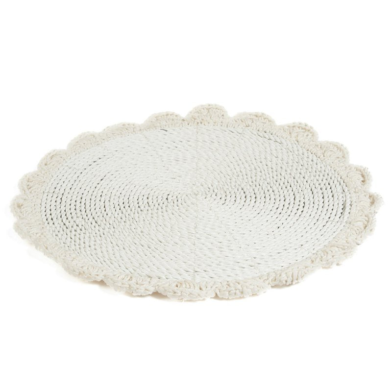De Macrame Huwelijksplacemat - Wit - Bazar Bizar, foto 5
